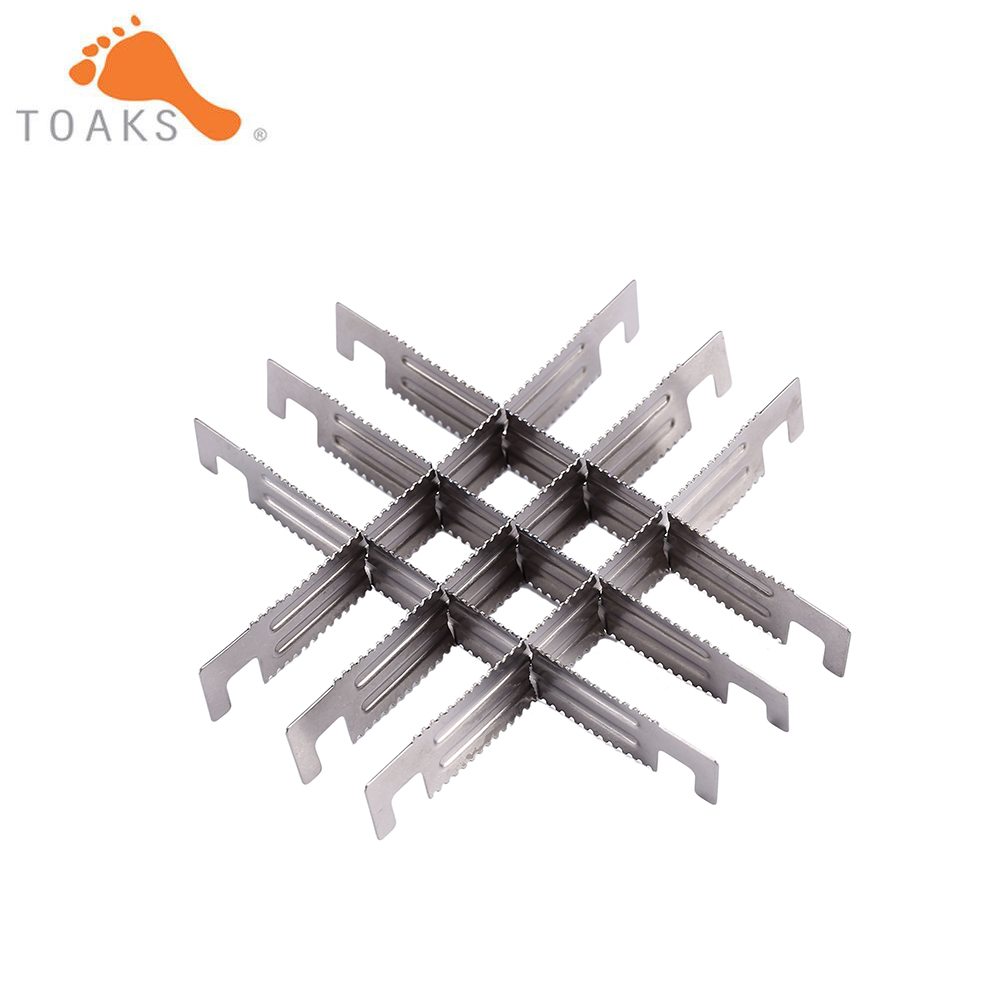 Outdoor Power Burner - 2/4/6pcs TOAKS Outdoor Titanium Wood Stove