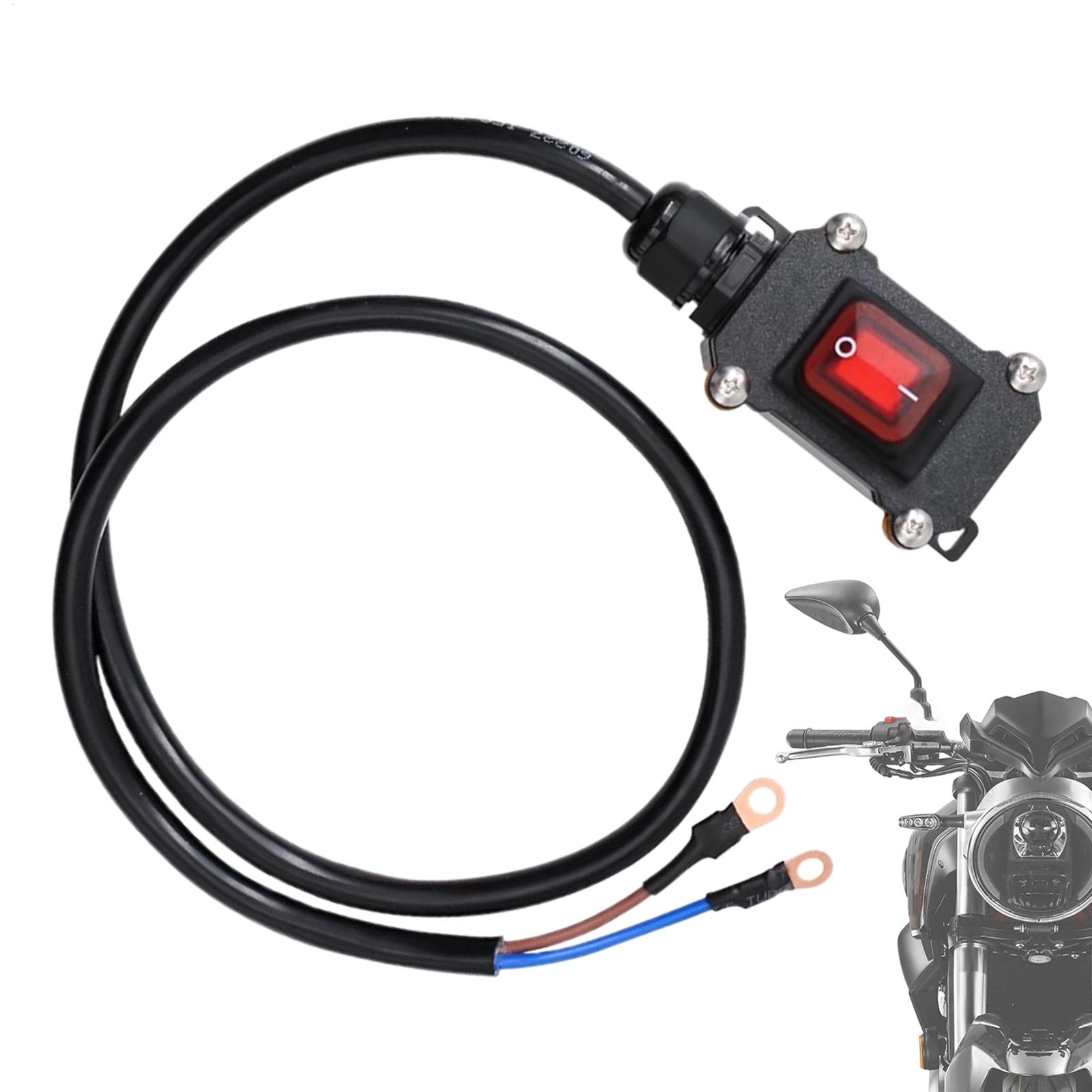 Outdoor Power Disconnect - 30/50/100cm Car Battery Disconnect 12V/24V Waterproof