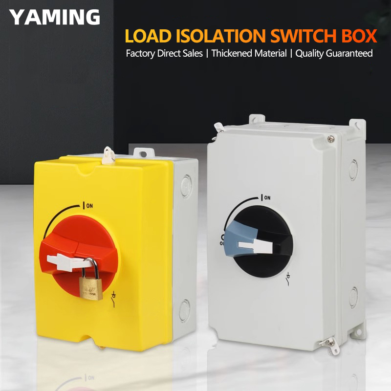 Outdoor Power Disconnect - Universal Rotary Changeover Switch Lockable Outdoor