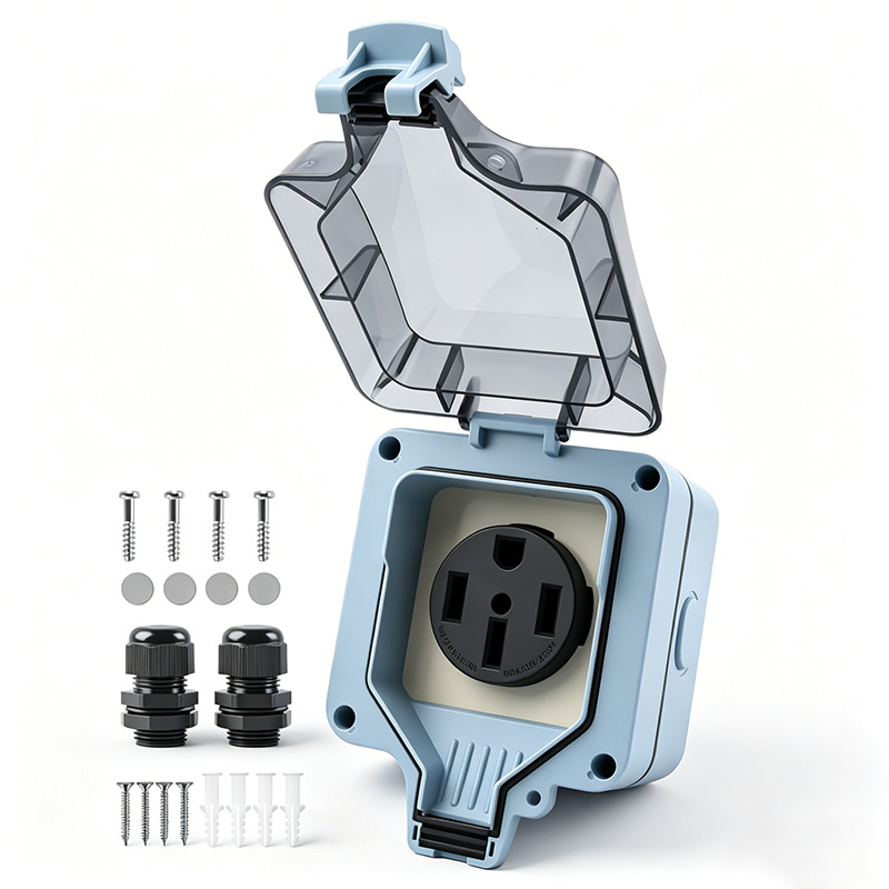 Outdoor Power Outlet Waterproof - Outdoor Power Outlet Box Waterproof IP66