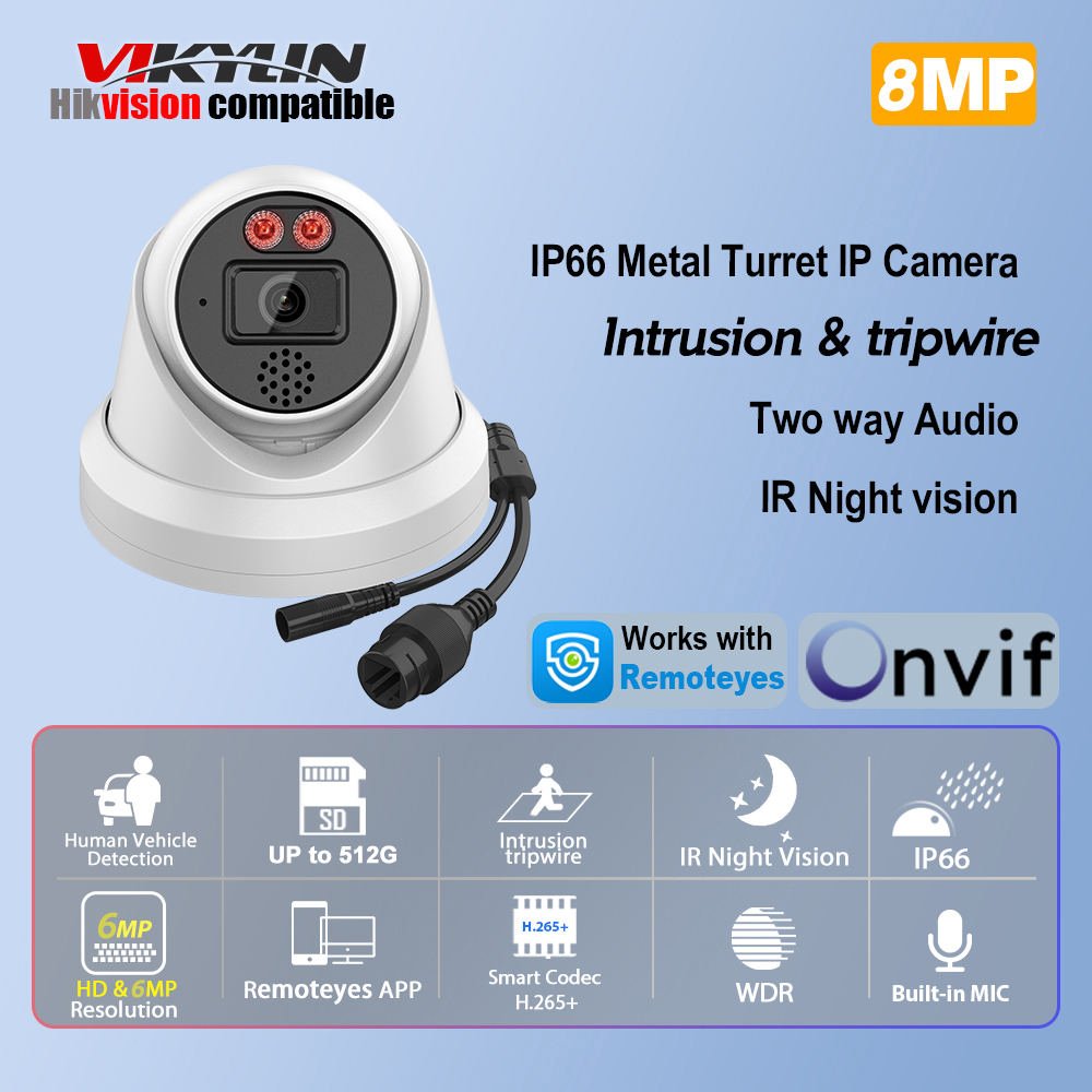 Outdoor Power G Motion - Vikylin 8MP IR Night Vision IP
