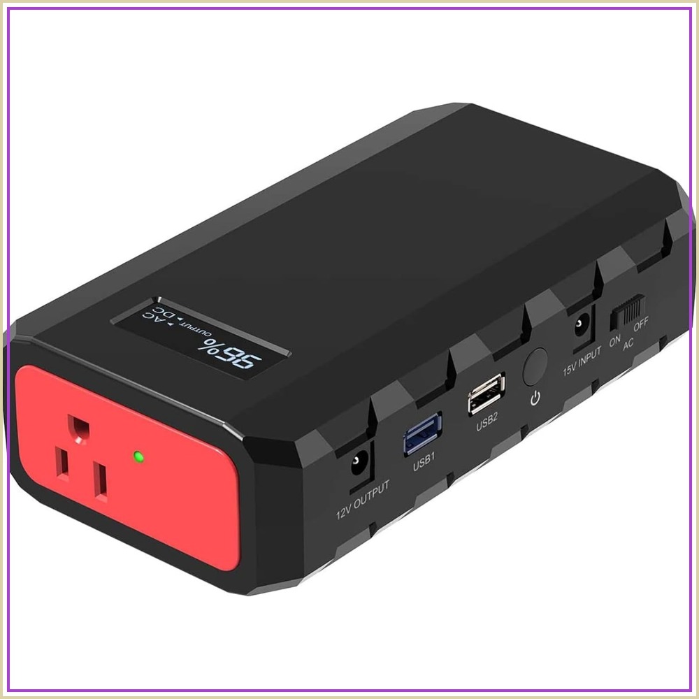 Outdoor Power Bank With Ac Outlet - 24000mAh Portable Power Bank with AC