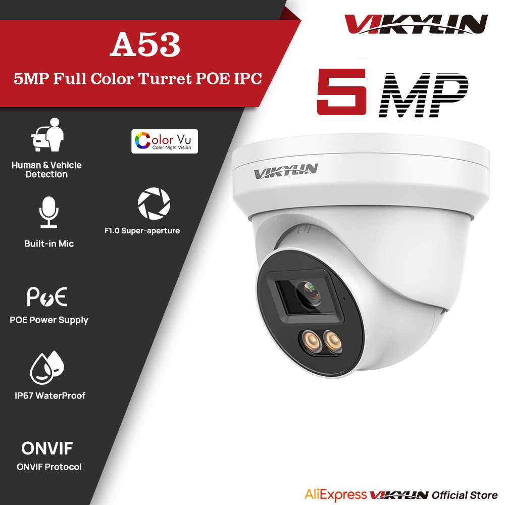 Outdoor Power G Motion - VIKYLIN 5MP IP Security Camera with