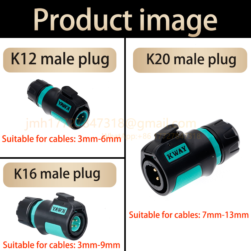 1 set of KWAY-K12 K16 K20 avia - Outdoor Power Wire ulasan dan harga