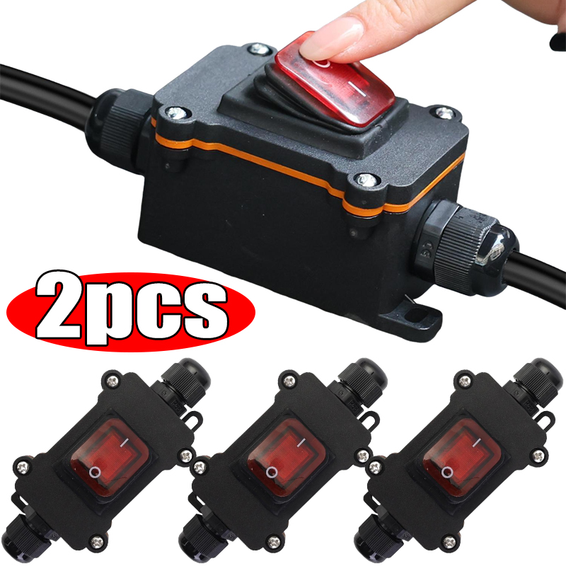 1-2pcs Inline Power Cord 12V-2 - Outdoor Power Bar ulasan dan harga