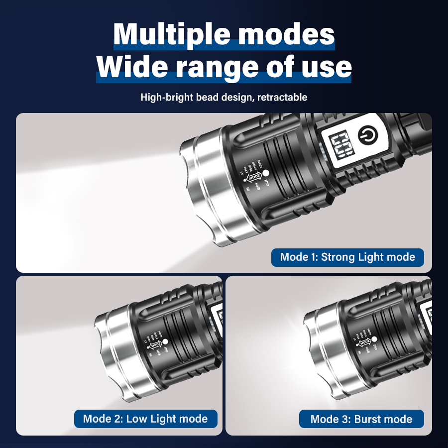 High Power 200000LM LED Flashl - Outdoor Power Inc ulasan dan harga