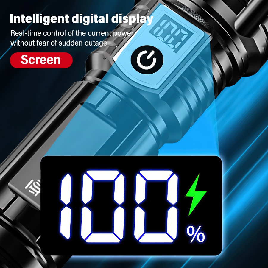 High Power 200000LM LED Flashl - Outdoor Power Inc ulasan dan harga