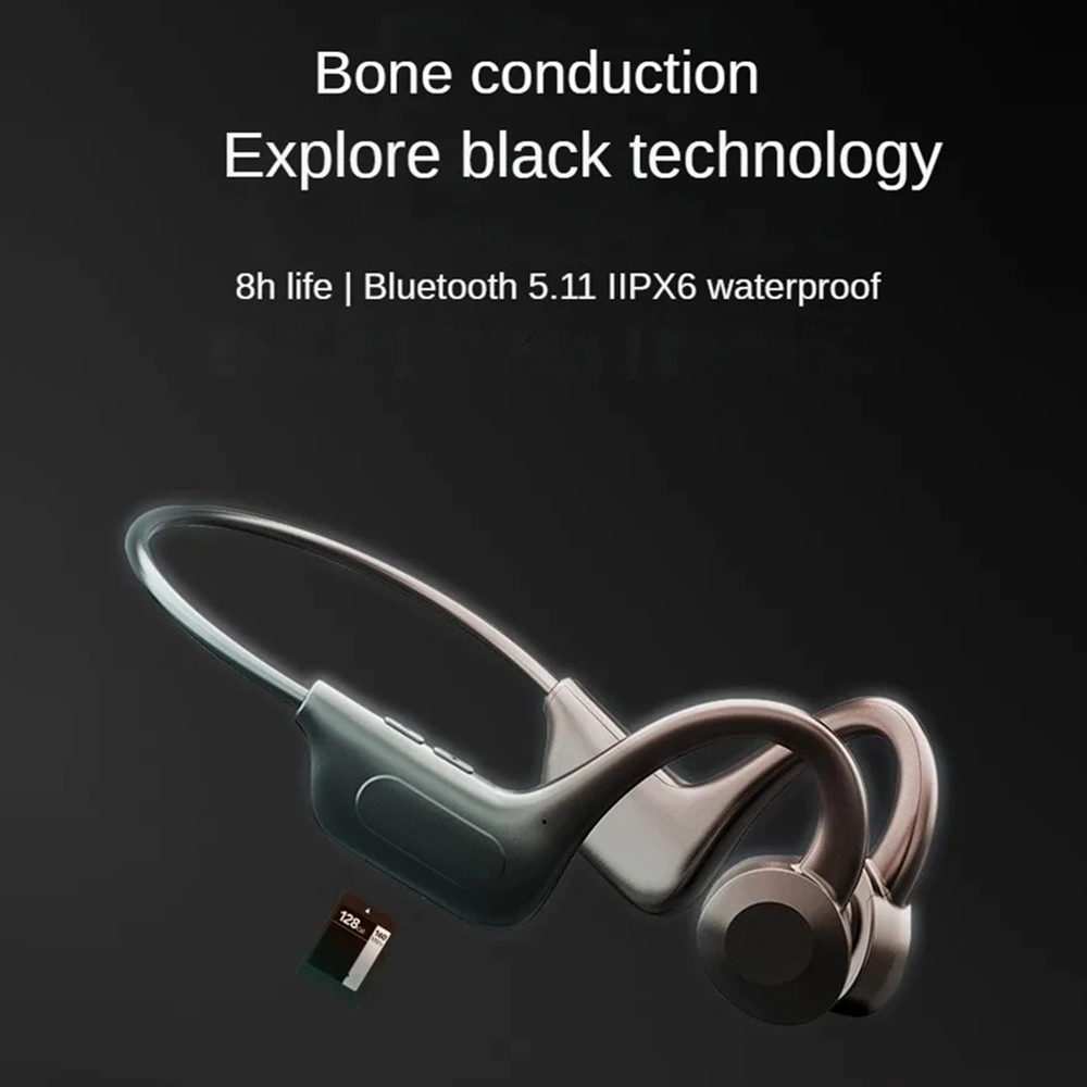 Hot Bone Conduction Swimming H - Outdoor Power Outlet Waterproof ulasan dan harga
