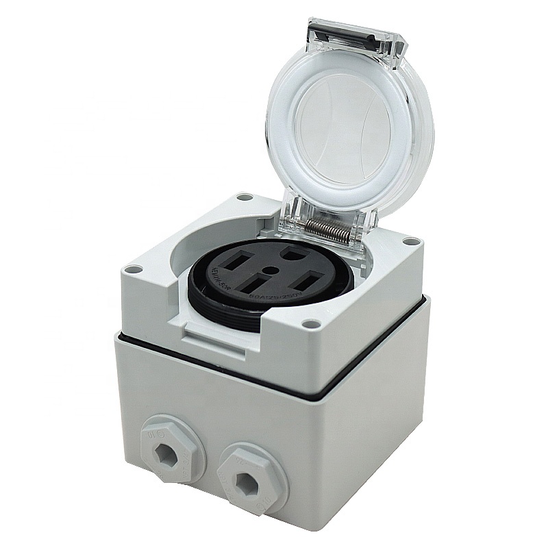 50 Amp Generator RV Power Inle - Outdoor Power Outlet Waterproof ulasan dan harga