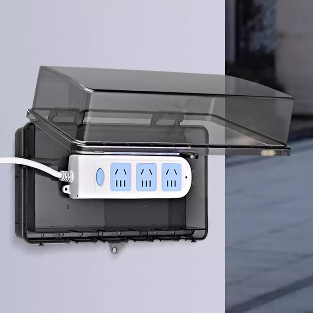 Durable Plastic Plug Box Water - Outdoor Power Outlet Waterproof ulasan dan harga