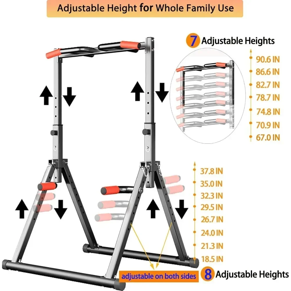 Foldable Power Tower Dip Stati - Outdoor Power Tower Pull Up Bar ulasan dan harga