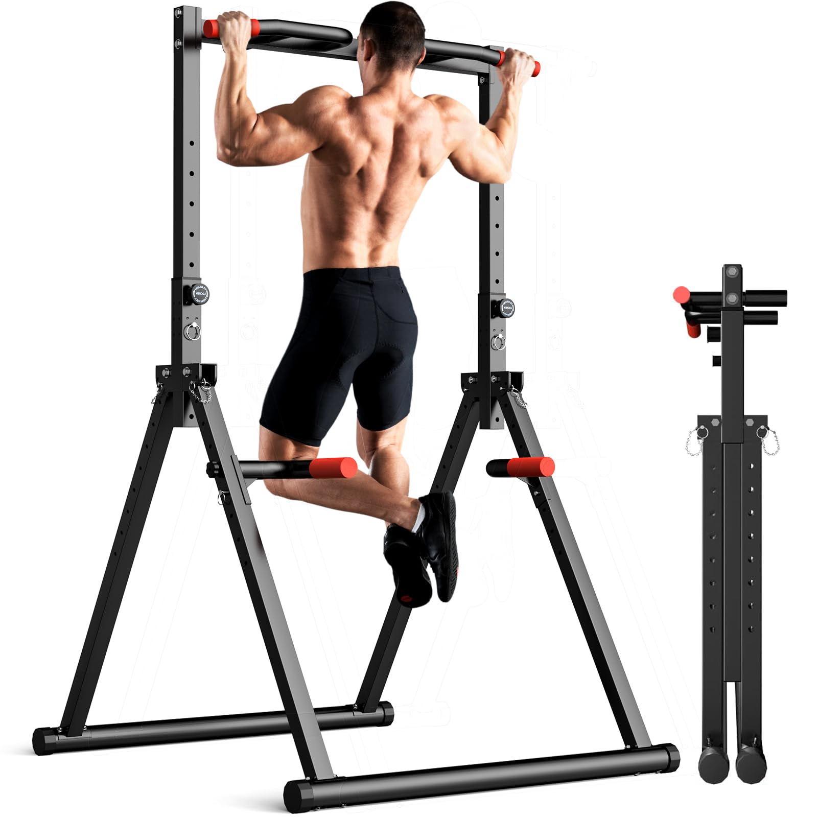 Foldable Power Tower Pull Up B - Outdoor Power Tower Pull Up Bar ulasan dan harga