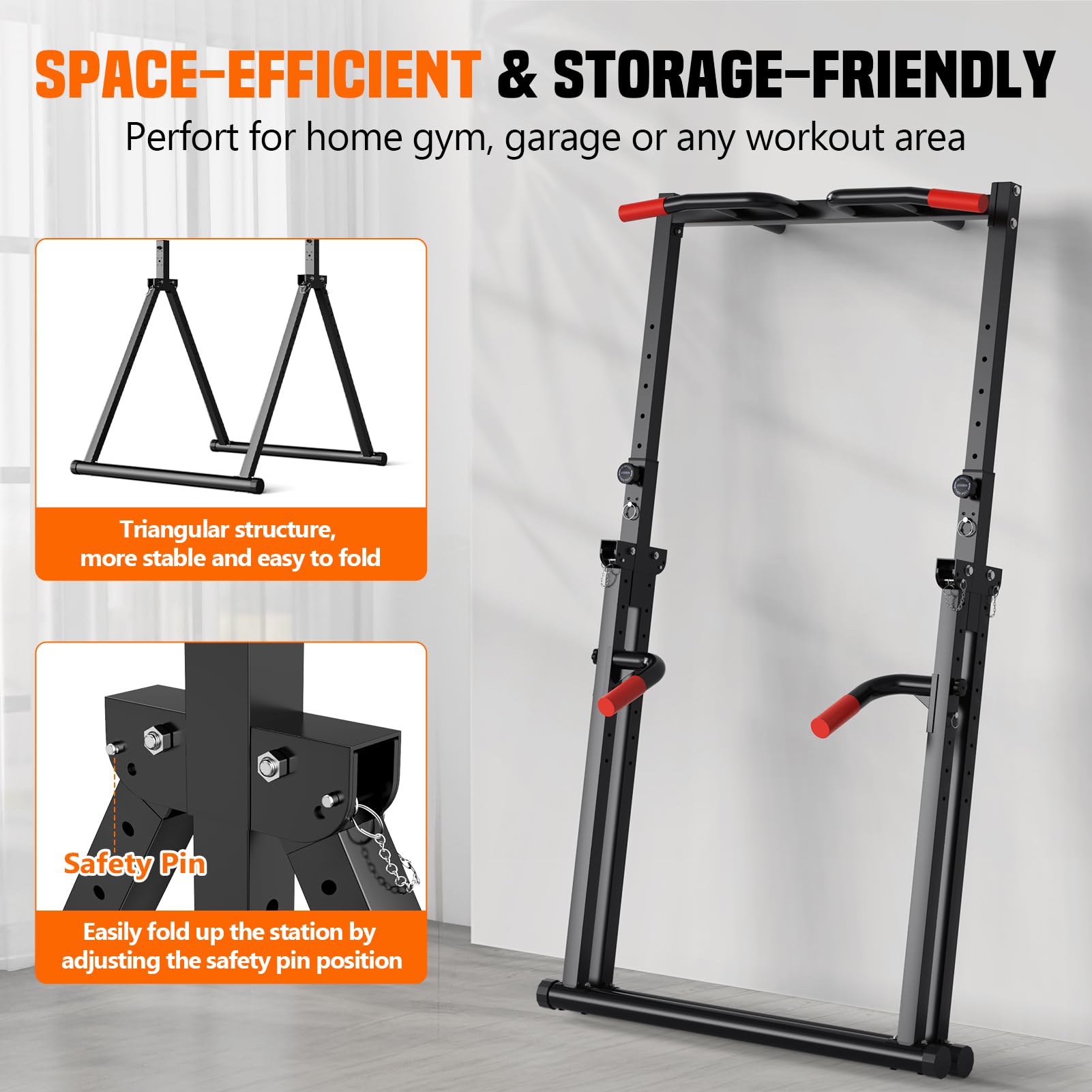 Foldable Power Tower Pull Up B - Outdoor Power Tower Pull Up Bar ulasan dan harga