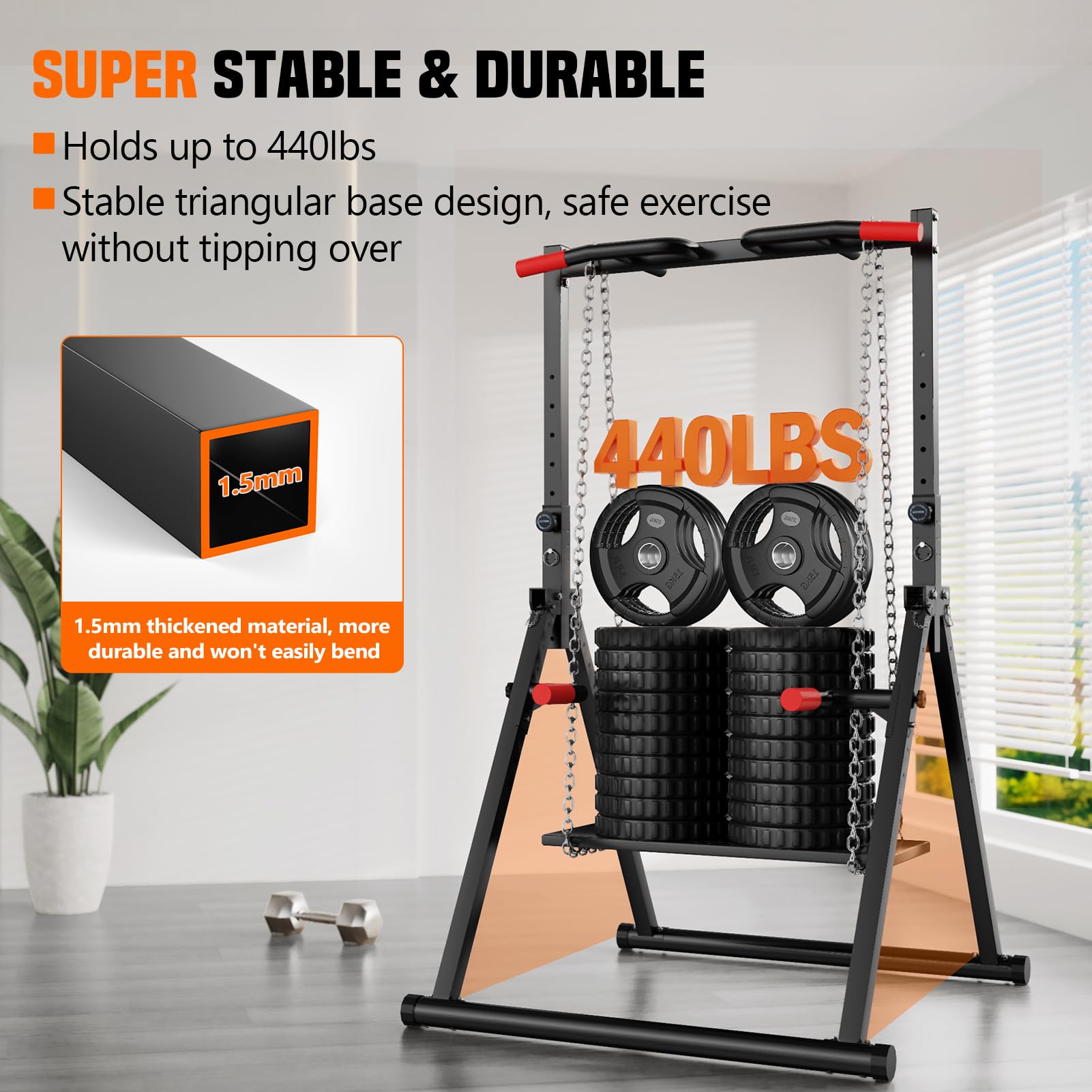 Foldable Power Tower Pull Up B - Outdoor Power Tower Pull Up Bar ulasan dan harga