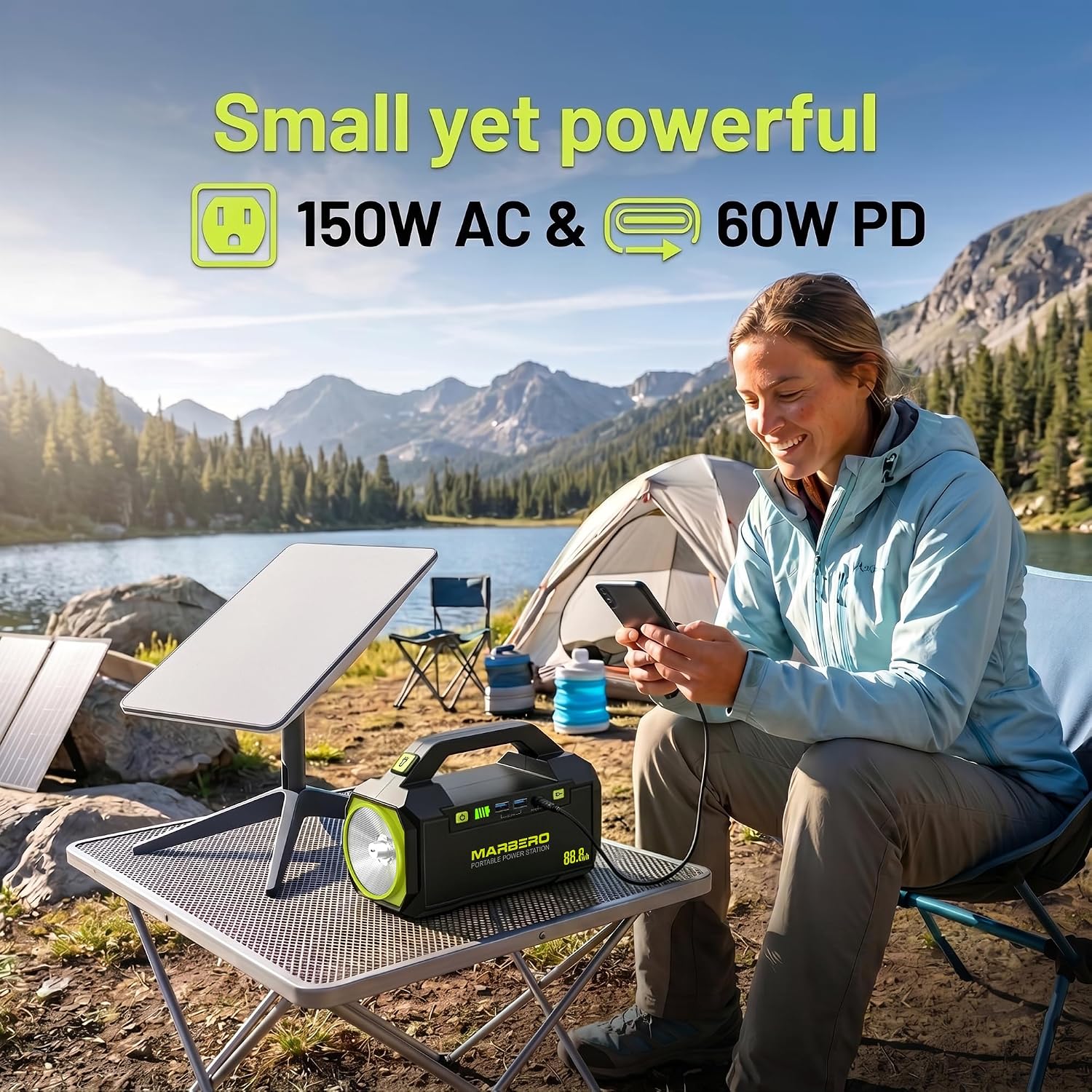 Portable Power Station with AC - Outdoor Power Bank With Ac Outlet ulasan dan harga