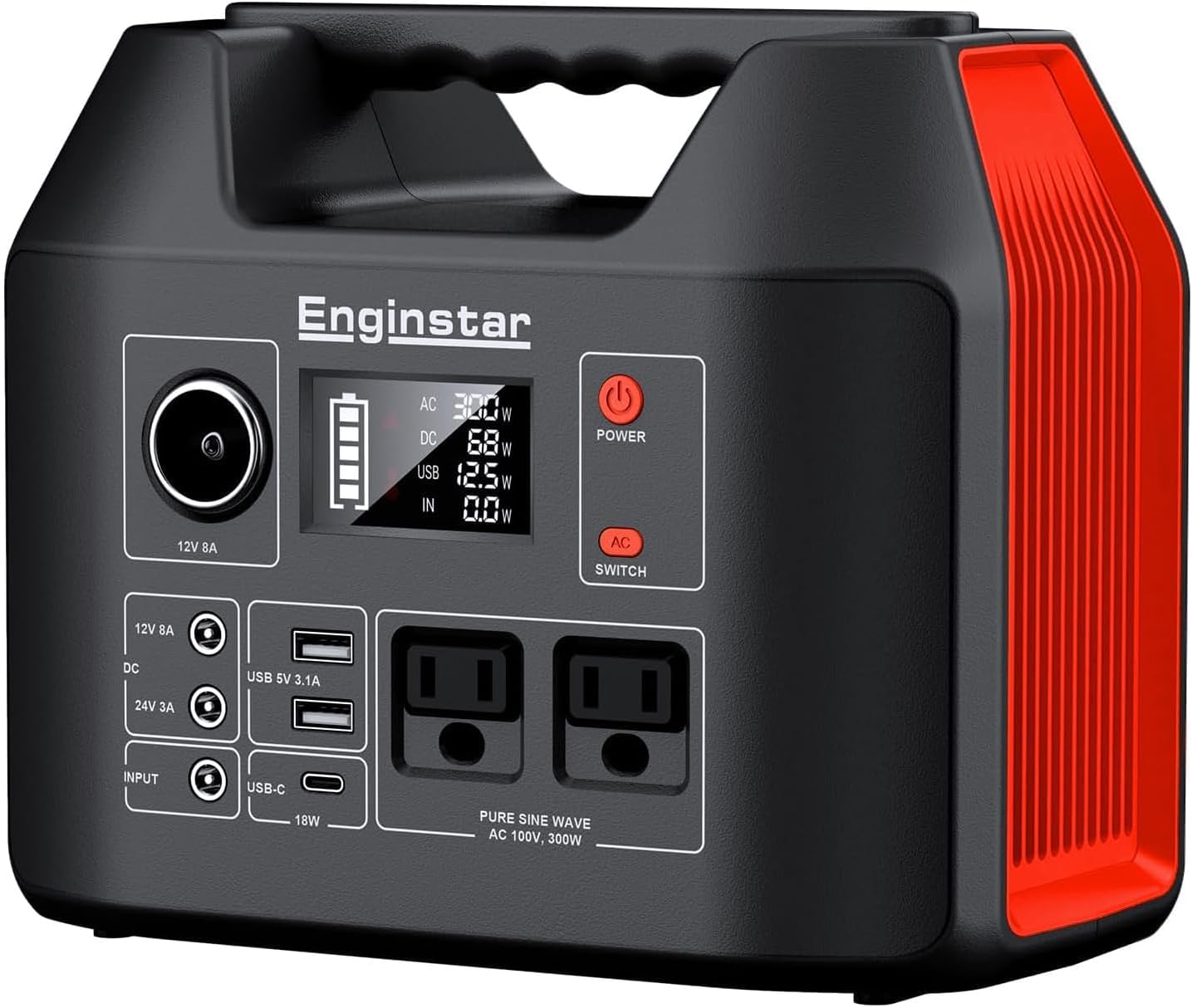Portable Power Station 300W 29 - Outdoor Power Bank With Ac Outlet ulasan dan harga