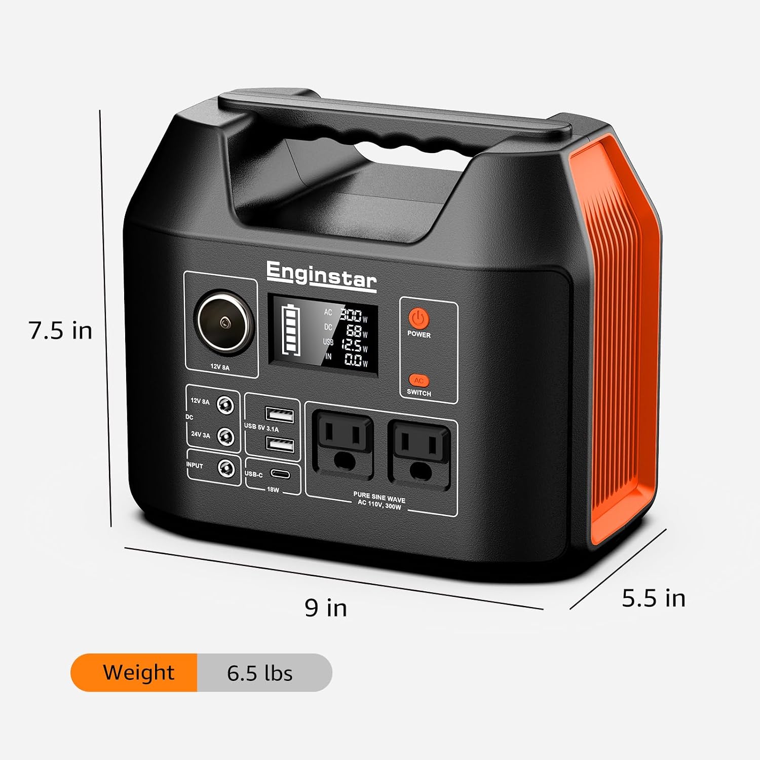 Portable Power Station 300W 29 - Outdoor Power Bank With Ac Outlet ulasan dan harga