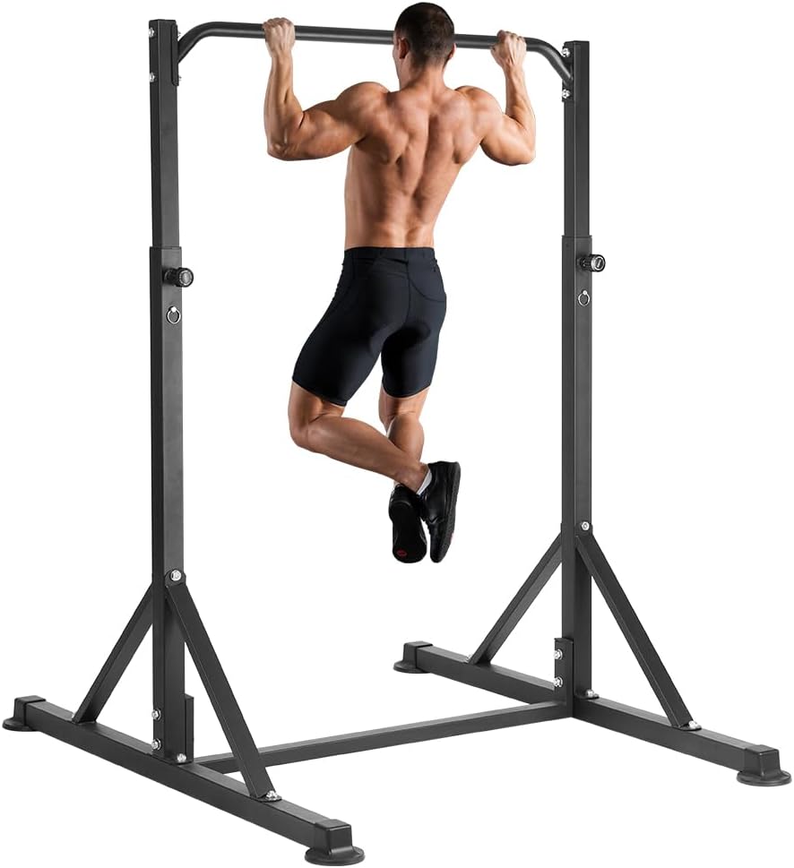 Adjustable Free‑Standing Pull‑ - Outdoor Power Tower Pull Up Bar ulasan dan harga