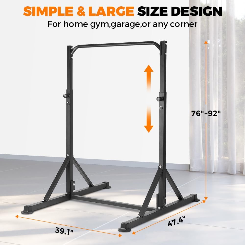 Adjustable Free‑Standing Pull‑ - Outdoor Power Tower Pull Up Bar ulasan dan harga