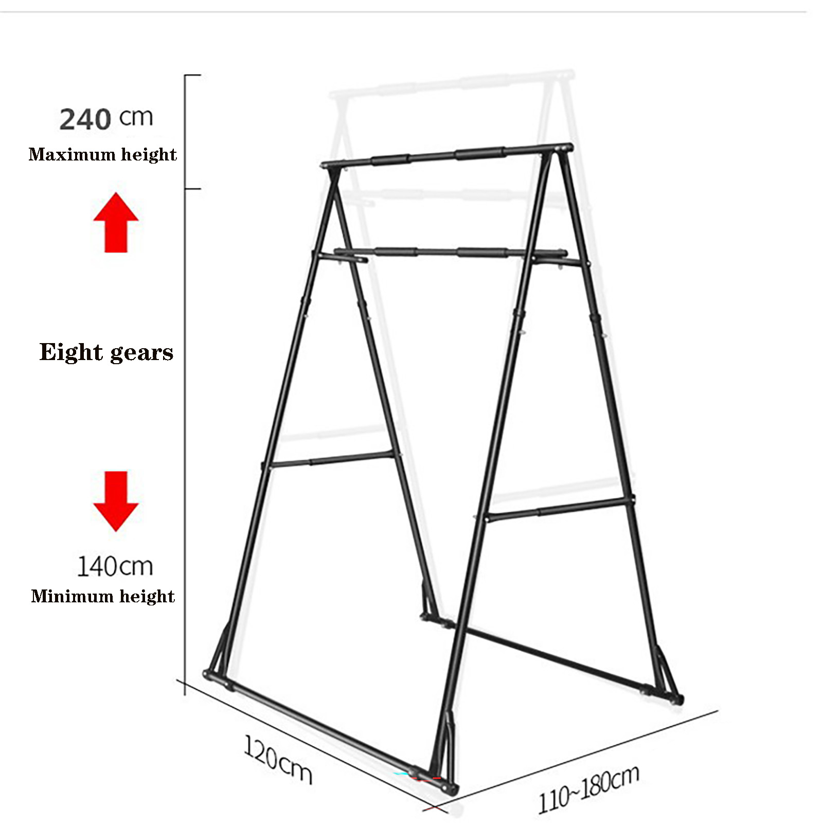 Good Quality Home Gym Pull up  - Outdoor Power Tower Pull Up Bar ulasan dan harga
