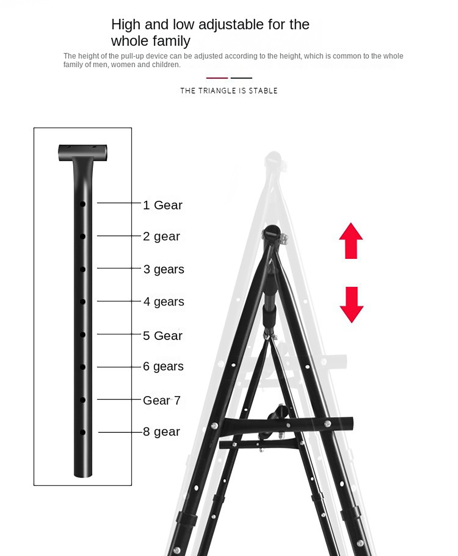 Good Quality Home Gym Pull up  - Outdoor Power Tower Pull Up Bar ulasan dan harga