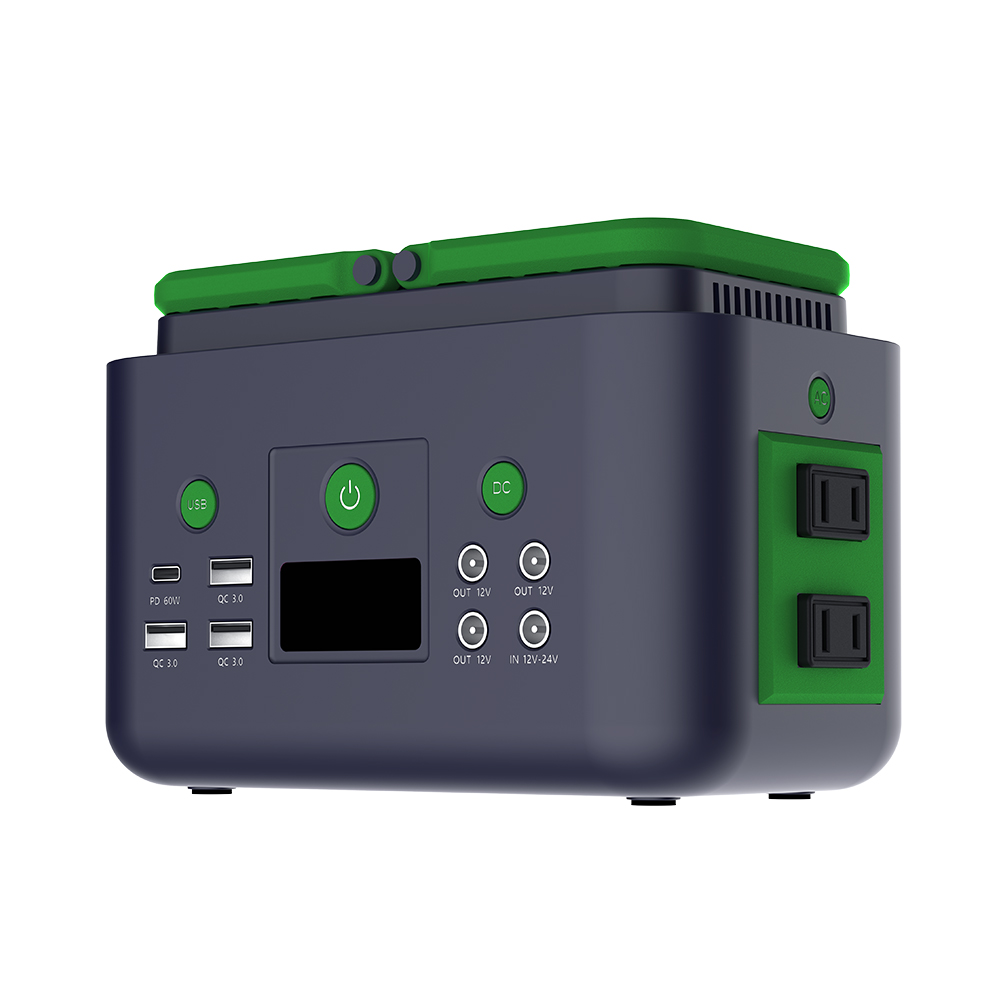 200W Portable Solar Power Stat - Outdoor Power Bank With Ac Outlet ulasan dan harga