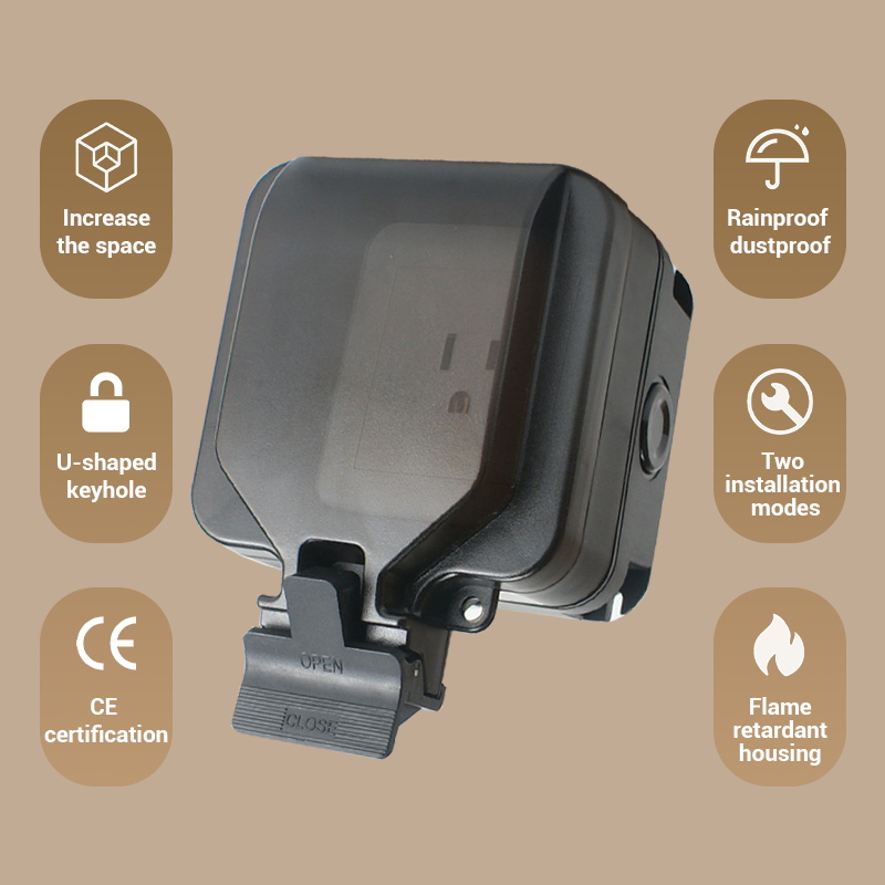 Avoir IP66 Wall Waterproof Soc - Outdoor Power Outlet Waterproof ulasan dan harga