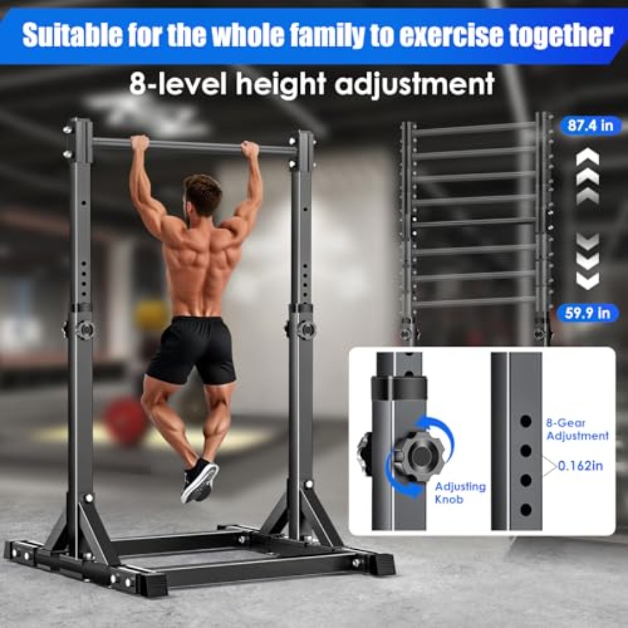 Free Standing Adjustable Pull  - Outdoor Power Tower Pull Up Bar ulasan dan harga