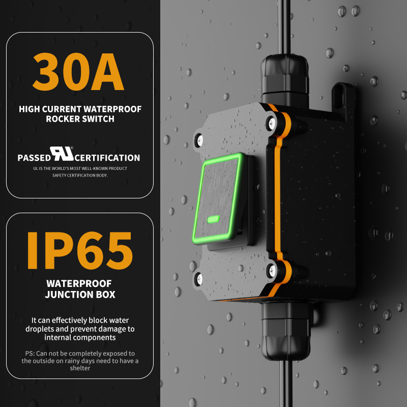 IP65 Seal Waterproof Junction  - Outdoor Power Bar ulasan dan harga