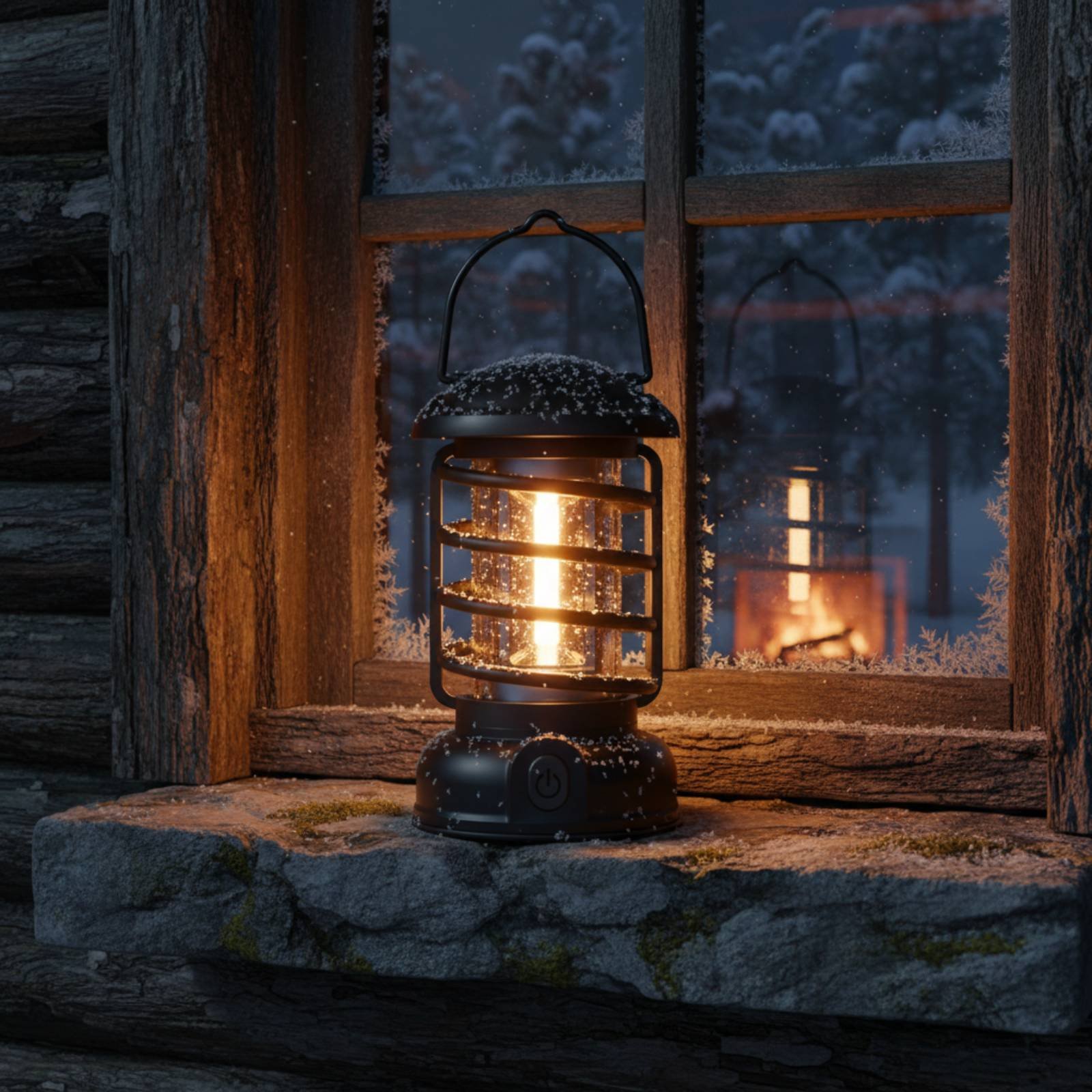 Retro Camping Lantern Two-Way  - Outdoor Power Supply ulasan dan harga