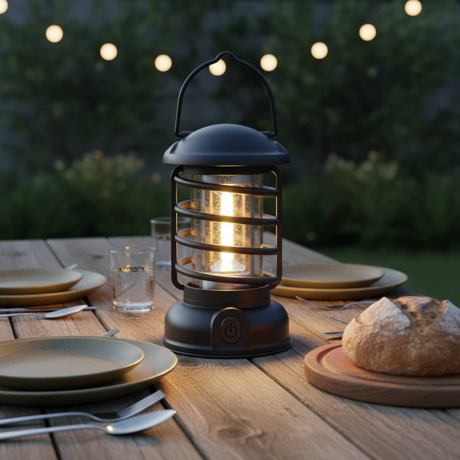 Retro Camping Lantern Two-Way  - Outdoor Power Supply ulasan dan harga