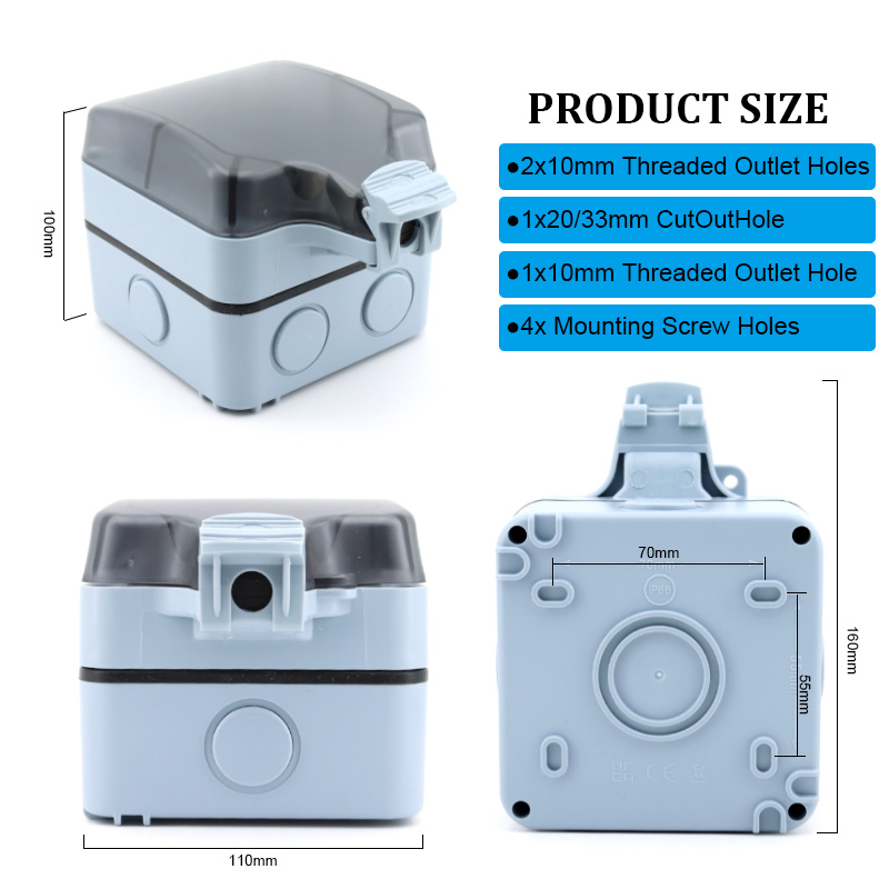 Outdoor Power Outlet Box Water - Outdoor Power Outlet Waterproof ulasan dan harga