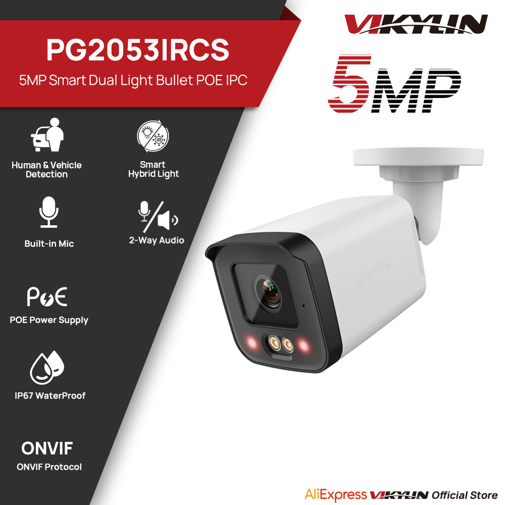 VIKYLIN IP Security Camera 5MP - Outdoor Power G Motion ulasan dan harga