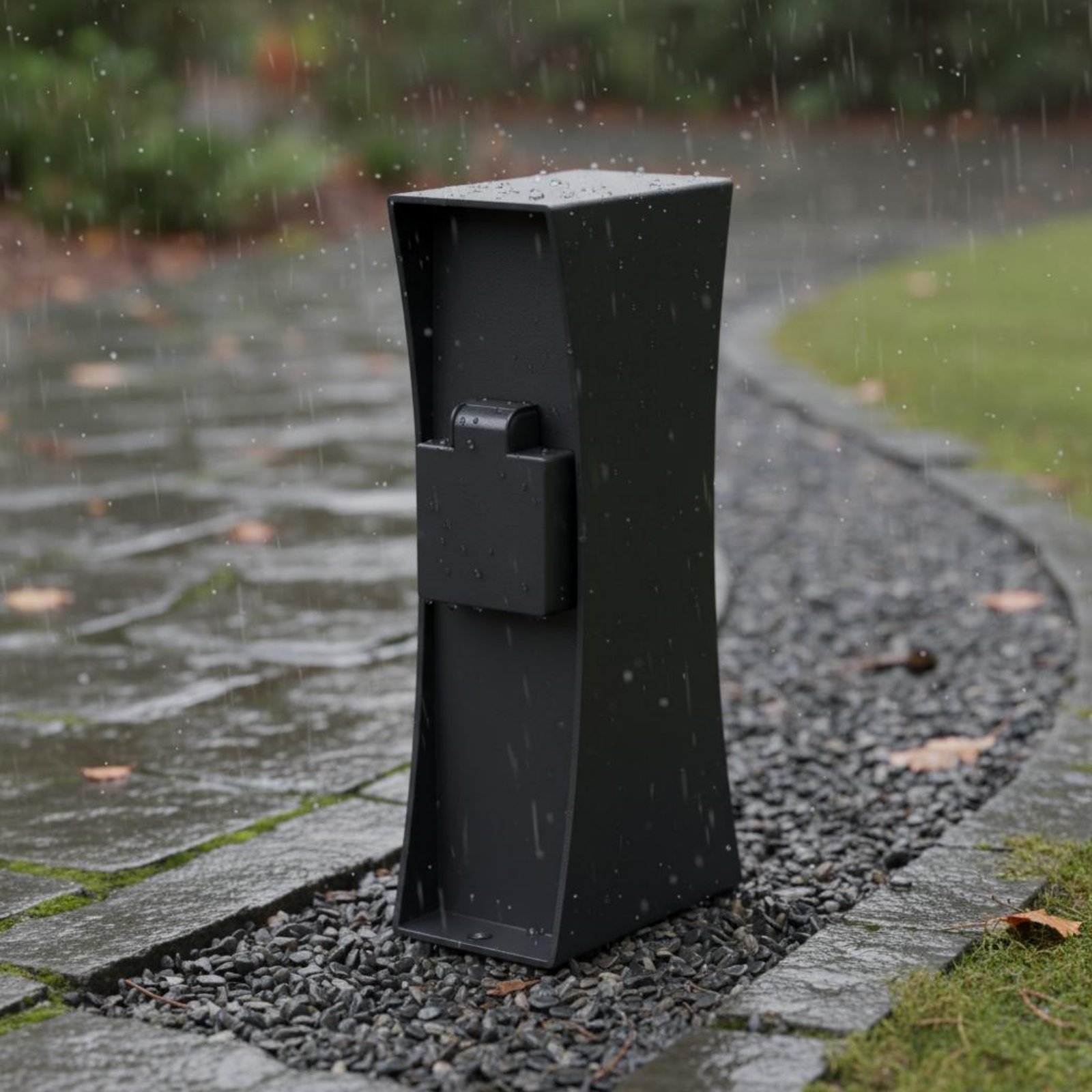 Outdoor Power Outlet Post Easy - Outdoor Power Outlet Waterproof ulasan dan harga