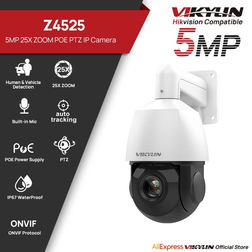 Vikylin 5MP PTZ 25X Optical Zo - Outdoor Power G Motion ulasan dan harga