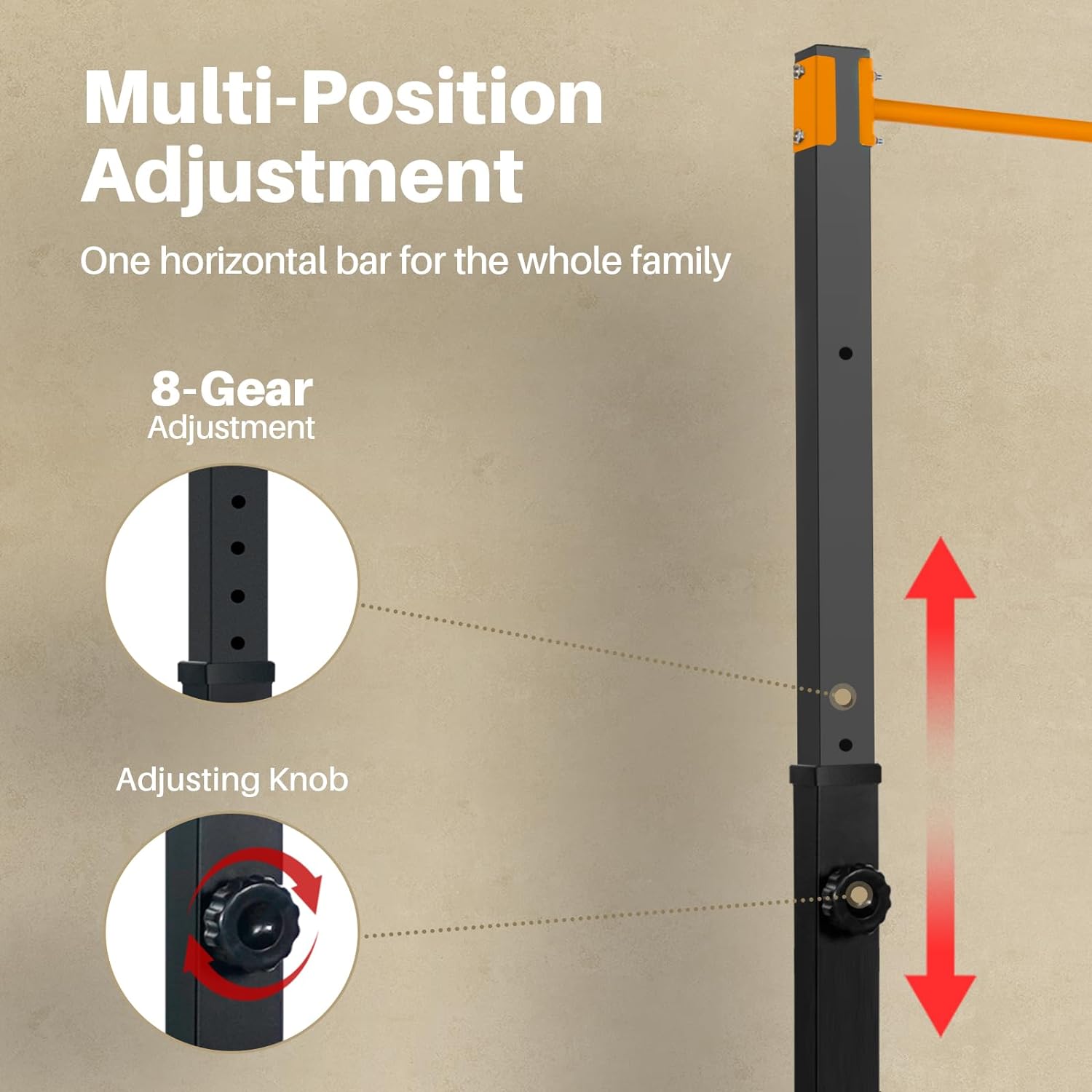 Steel Freestanding Power Tower - Outdoor Power Tower Pull Up Bar ulasan dan harga