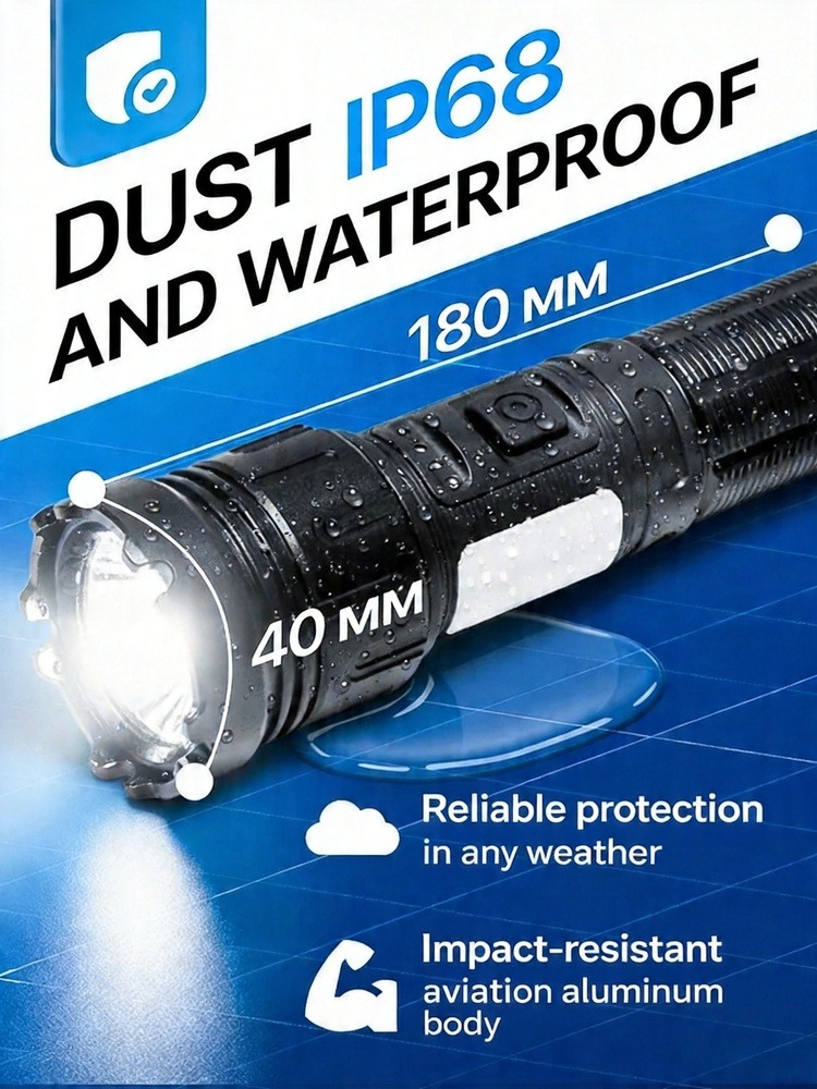 Laser Handheld Flashlight Rech - Outdoor Power Inc ulasan dan harga