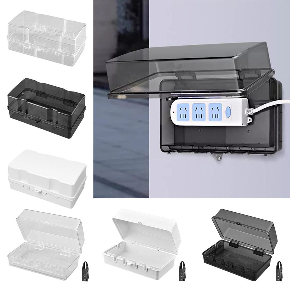 Portable Plastic Plug Box Anti - Outdoor Power Outlet Waterproof ulasan dan harga