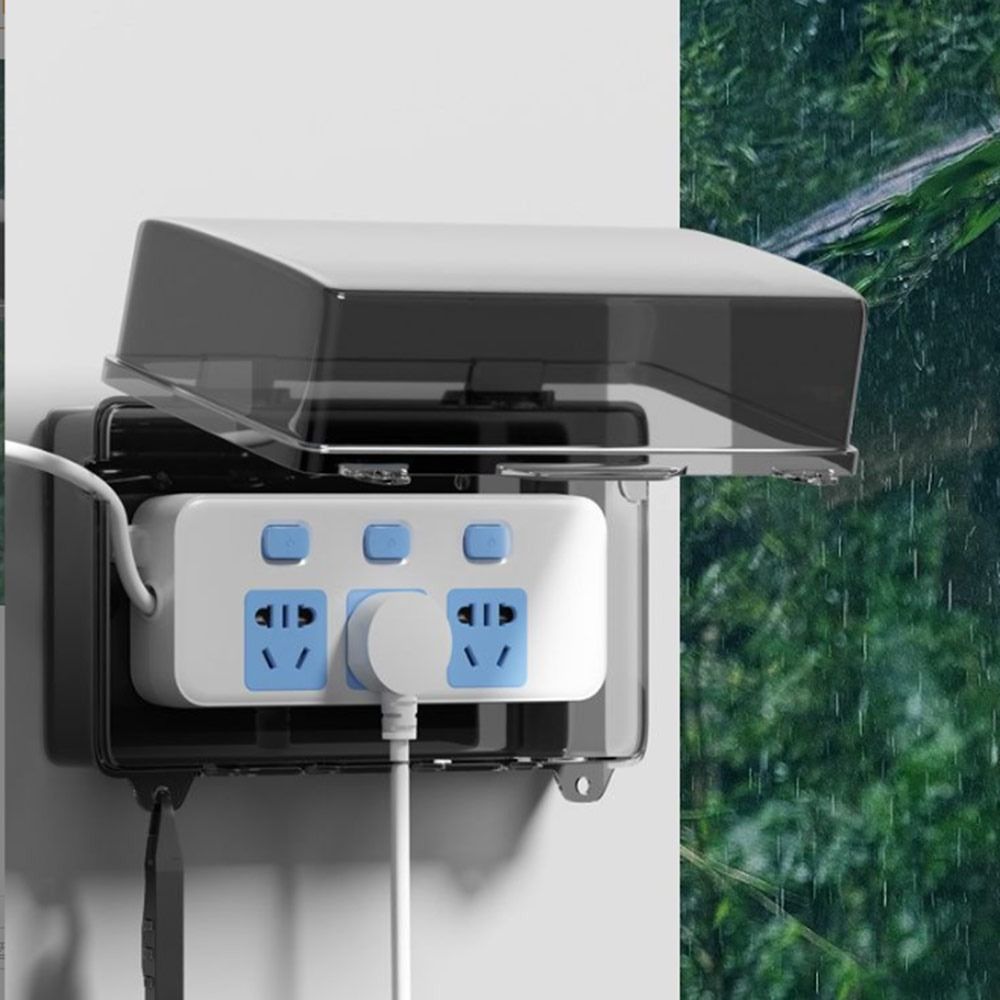 Portable Plastic Plug Box Anti - Outdoor Power Outlet Waterproof ulasan dan harga