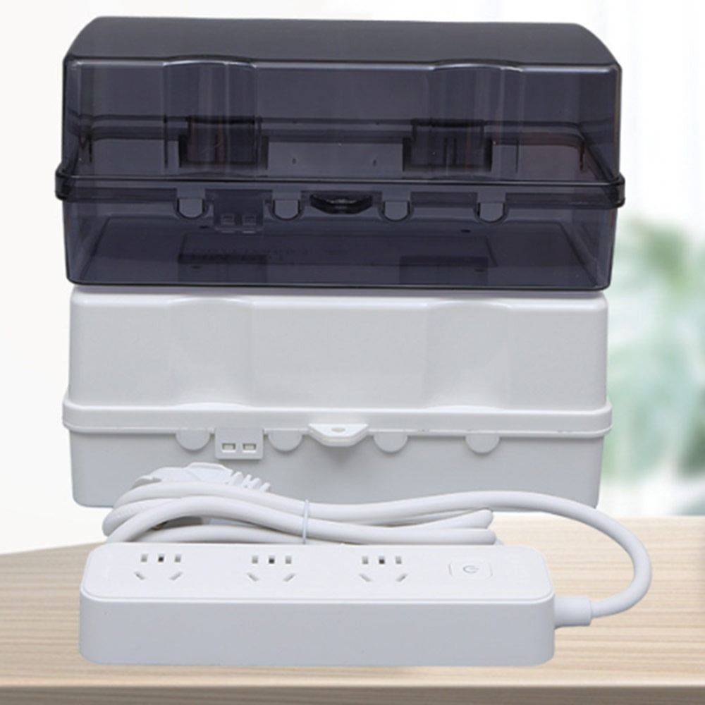 Portable Plastic Plug Box Anti - Outdoor Power Outlet Waterproof ulasan dan harga