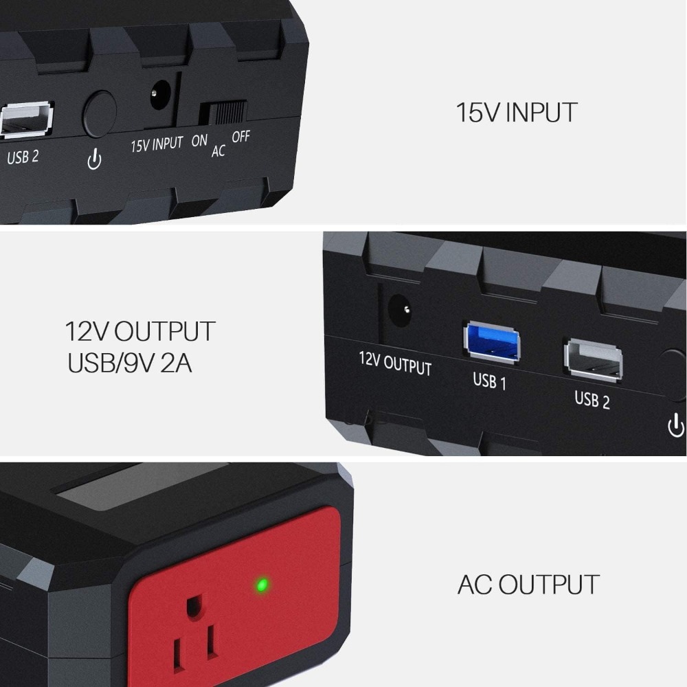 24000mAh Portable Power Bank w - Outdoor Power Bank With Ac Outlet ulasan dan harga