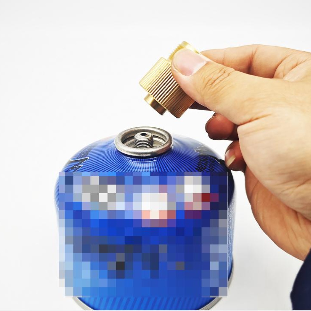 Brass Gas Canister Adapter CGA - Outdoor Power Burner ulasan dan harga