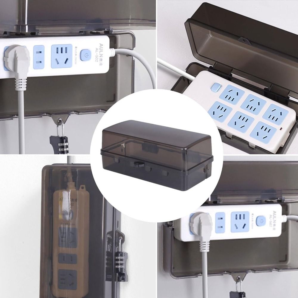 Portable Plastic Plug Box Anti - Outdoor Power Outlet Waterproof ulasan dan harga