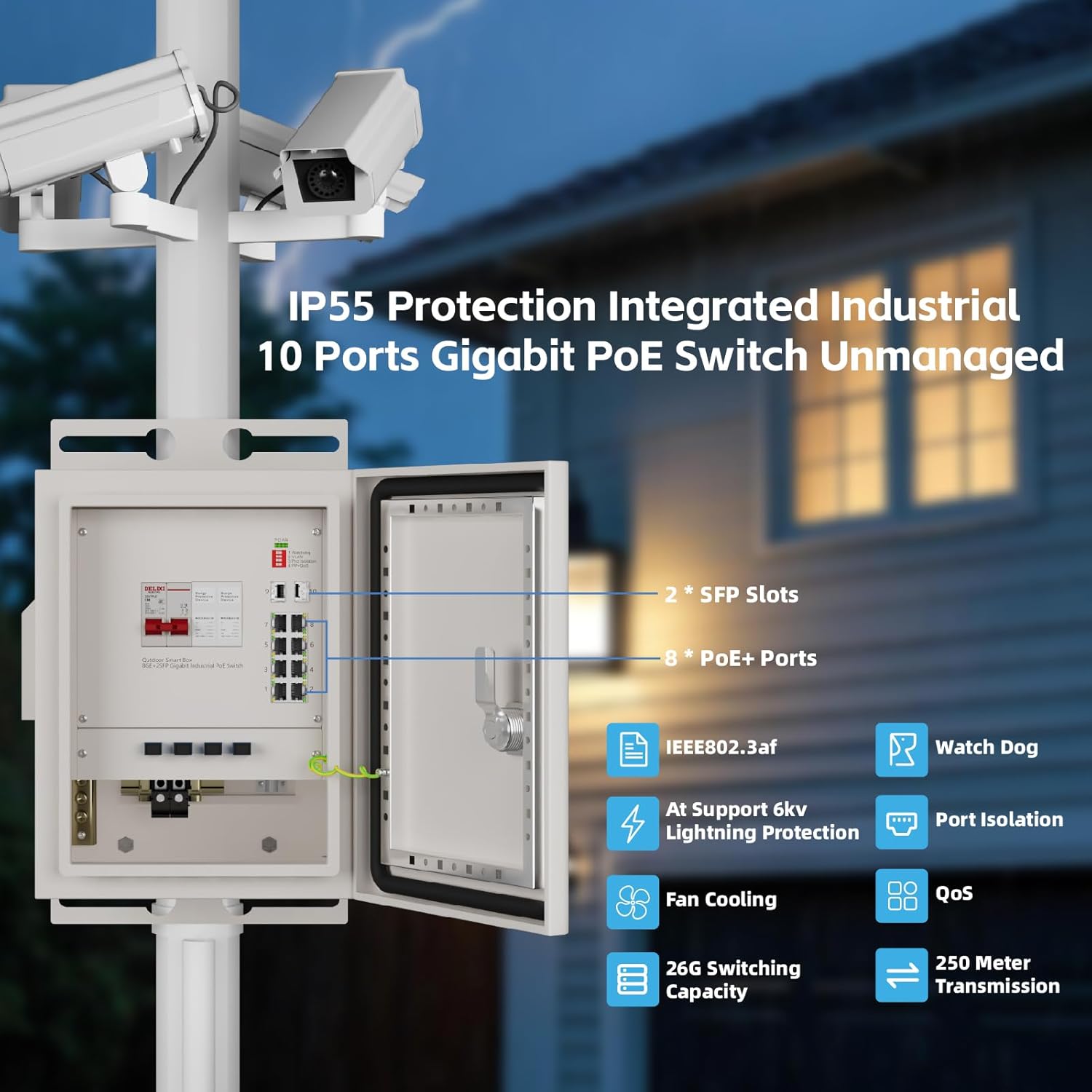 KeepLiNK Outdoor Smart Network - Outdoor Power Supply ulasan dan harga