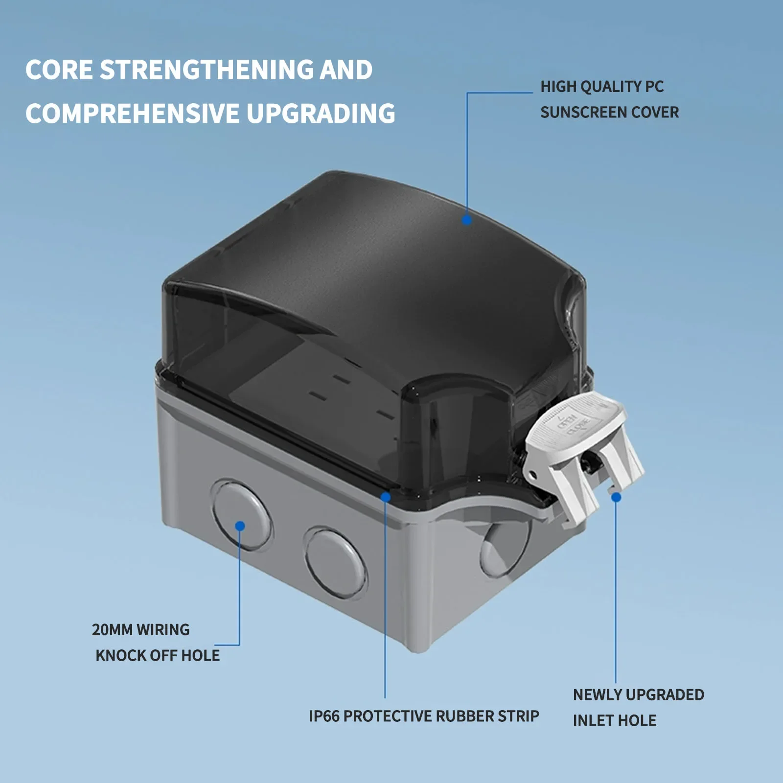 IP66 Industrial Grade Outdoor  - Outdoor Power Outlet Waterproof ulasan dan harga