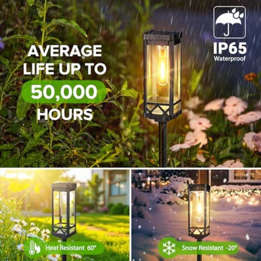 Taller Solar Pathway Lights Ou - Outdoor Power Pack ulasan dan harga